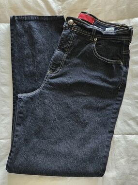 Gloria Vanderbilt Dark Blue Wide-leg Jeans